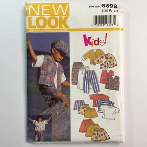 NewLook 6398 Shorts Top Jacket Waistcoat Skirt Boy Girl Child New Uncut Pattern - Picture 1 of 11