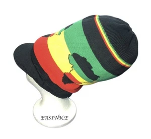 Afrika Mütze Rasta Peak Cap Reggae Jamaika Marley African Natty Dread Irie M/L Neu - Bild 1 von 4