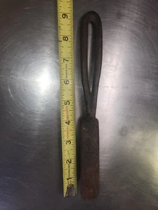 Vintage Cast Iron Scraper Fish Scaler Mystery Tool USA Blacksmith Leather Tool - Bild 1 von 9