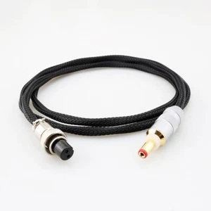 Salida de cable de alta fidelidad DC Audiophile 6N OCC plateado GX12-2P a 5,5 mm 2,1 mm / 2,5 mm - Imagen 1 de 12