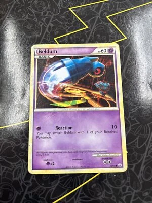 Beldum 44/95 Pokemon HG & SS Unleashed Common Non Holo D2 - Image 1 of 2