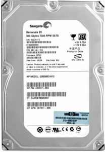 Hard Drive HP 432337-004 500GB 7200U/Min 16MB SATA II GB0500C4413 3.5'' Inch - Picture 1 of 3