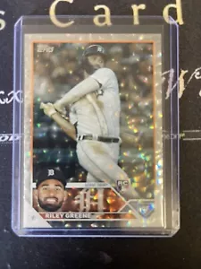 2023 Topps Series 1 RILEY GREENE Collector Super Box Silver Ice Foil Board RC 31 - Bild 1 von 1