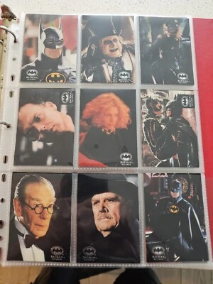 1992 Topps Stadium Club #1-100 and #A-J NM Batman Returns / Master Set 110 card - Image 1 of 4