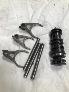 KTM 250 Gear Shift Forks & Drum ( type 544 ) 1985-86 Used OE Clean Parts - Picture 1 of 4