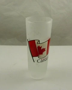 shot glass Canada Canadian Maple leaf Flag souvenir collectible  - Picture 1 of 2