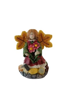 Midwestern Home Products Acción de Gracias Otoño Ángel Estatua Estatuilla 3.5x4 - Imagen 1 de 8