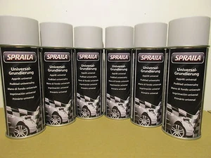 6 Spraydosen Grundierung Füller Sprühdose Grau 400ml Grundiermittel Filler - Bild 1 von 1