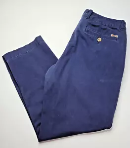 Le Tigre Men's Performance Stretch Blue Pants 34W 30L - Picture 1 of 11