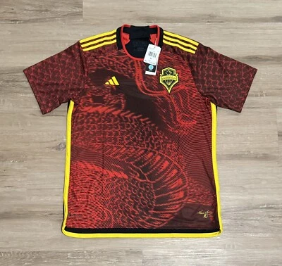 ADIDAS SEATTLE SOUNDERS BRUCE LEE XL ALTERNATE JERSEY $90 RETAIL NEW HI1844 MENS - Image 1 of 4