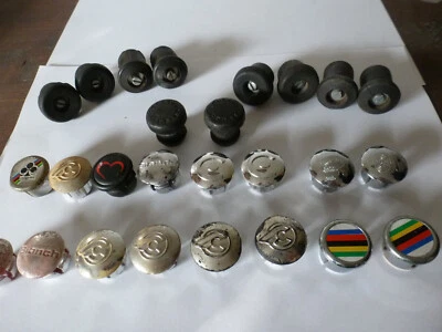 Konvolut Lenkerendstopfen Rennrad Vintage Bianchi Cinelli Colnago Peugeot - Bild 1 von 4