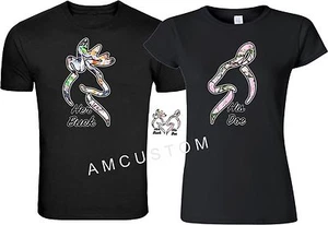 His Doe Her Buck VALENTINES LOVE Paar passende lustige süße T-Shirts S-4XL - Bild 1 von 6
