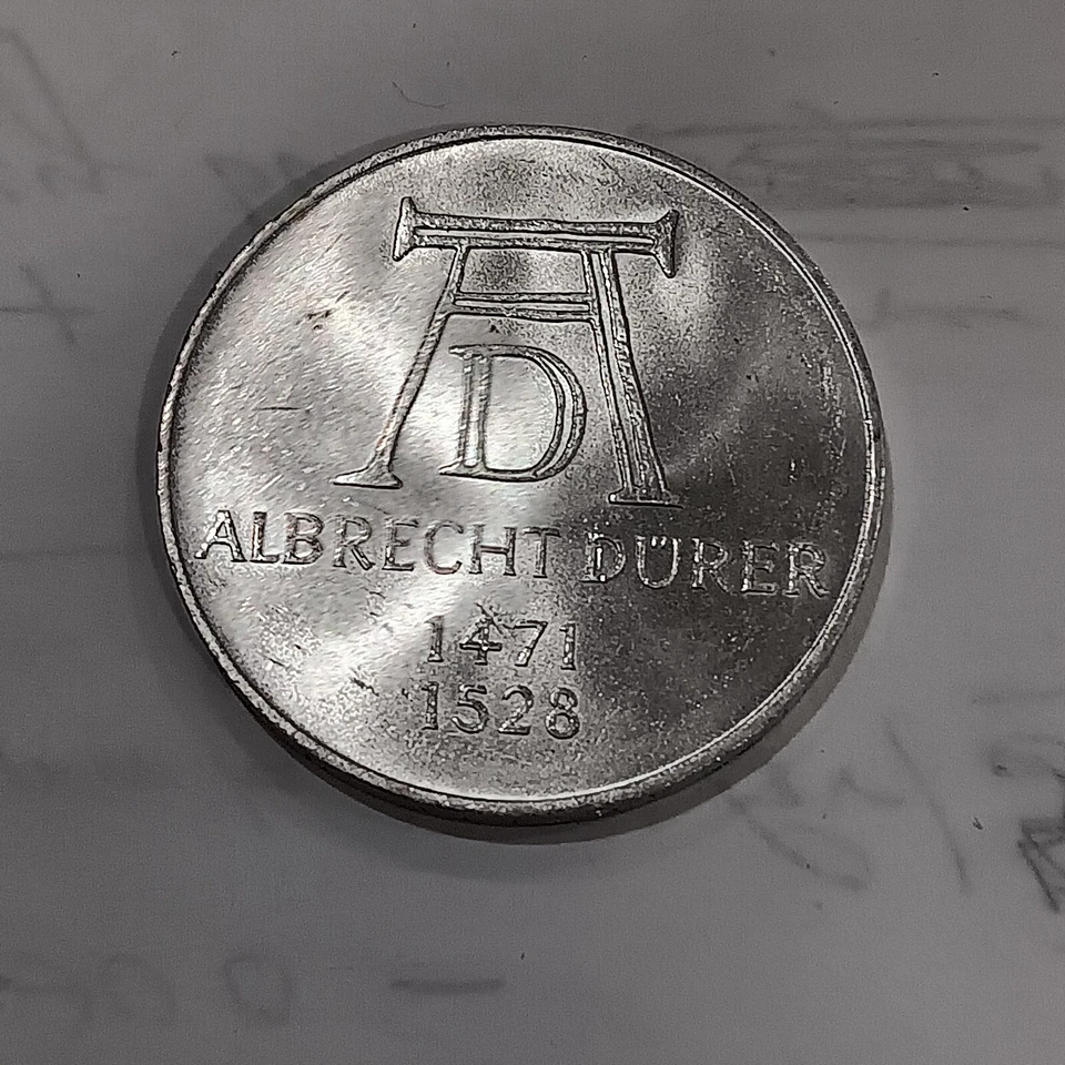Coin 5 Deutsche mark 1971 D Albrecht Durer Germany - Image 1 of 2