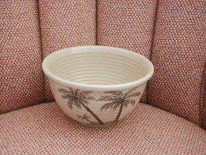 Tabletops BAHAMAS PALM TREE 6.” Round Ceral Bowl Melamine - Picture 1 of 2