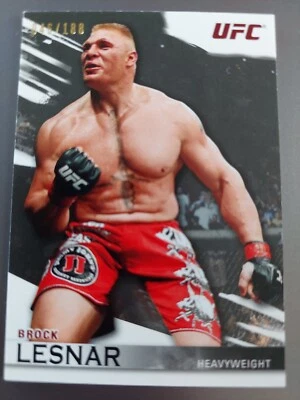 Brock Lesnar #11 2010 Topps UFC Knockout Silver #046/188 - Image 1 of 2