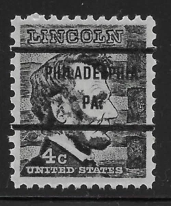 Scott #1282 Untagged MINT NEVER HINGED Single Precanceled "PHILADELPHIA PA" - Bild 1 von 1