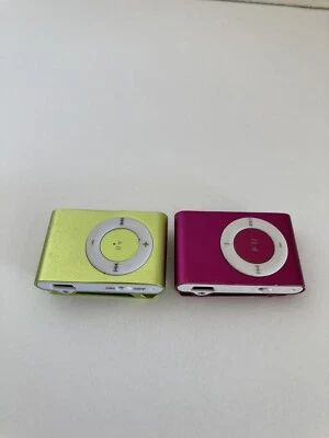 Lot of 2  MP3 Mini Player Bundle with HeadClip Multimedia Player - Image 1 of 4