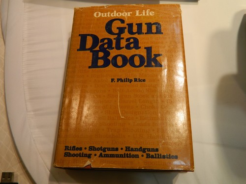 Gun Data Book F. Philip Rice 1975 Hardcover Shotguns Handguns Ammo ...