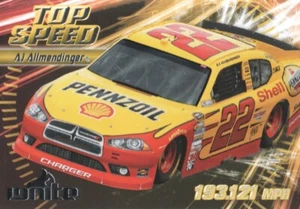 Press Pass Ignite NASCAR 2012 Racing #68 A.J. Coche Allmendinger velocidad máxima - Imagen 1 de 2