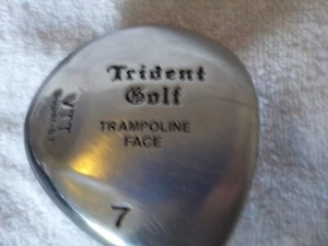 Used Trident Golf Trampoline Face 24 Degree Loft #7 Fairway Club/Graphite Shft! - Picture 1 of 7