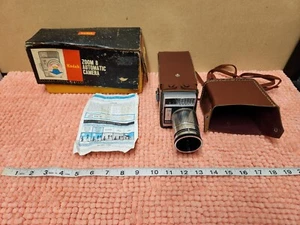VTG Kodak Zoom 8 Automatic Camera Movie 8MM w/Box & Leather Case - Picture 1 of 7