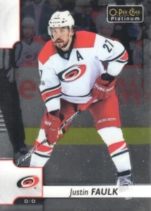 2017-18 O-Pee-Chee Platinum Hockey #138 Justin Faulk - Picture 1 of 2