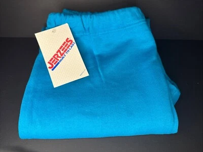 Jerzees Men's Nublend Sweatpants Teal Blue Size L USA Made. - Image 1 of 4