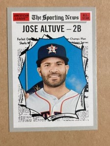 Jose Altuve  ~ 2019 Topps Heritage #353 Houston Astros      -