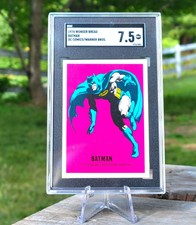 SGC 7.5 BATMAN 1974 WONDER BREAD DC COMICS SUPERHERO **POP 5** 🔥🔥🔥🦇🦇🦇