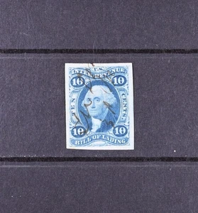 USA Scott # R32a VF Used Bill of Lading 10c Revenue US Stamp Cat $90 - Picture 1 of 2