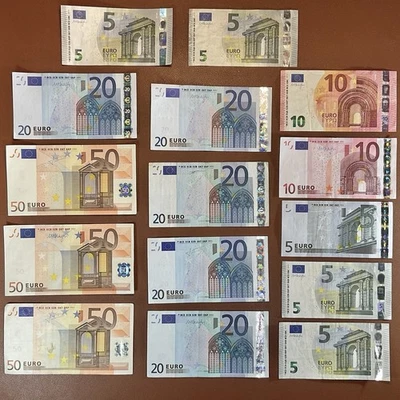 💶 Lote de billetes en euros - 300 valor nominal - Moneda de la Unión Europea Foto 1 de 4