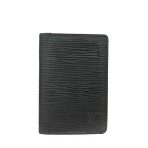 Louis Vuitton Epi De Poche Leather Pass Card Case Black/8BH0238 - Picture 1 of 8