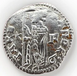 Italienische Staaten Venezia Andrea Contarini (1368-1382) Soldino Stela F 0,49g BE38 - Bild 1 von 2