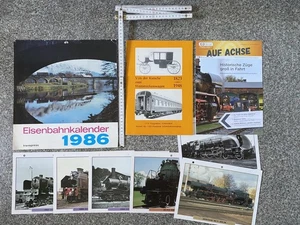Eisenbahn Kalender 1986 DDR, Kalendertage 1 : 1 für 2025 - Bild 1 von 4