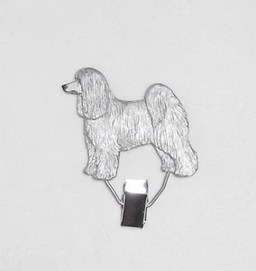 CHINESE CRESTED POWDERPUFF Dog Breed Show Ring Clip for number Great Gift - Picture 1 of 2
