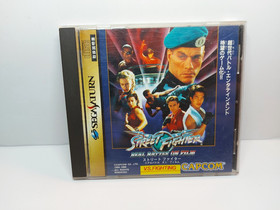Street Fighter Real Battle on Film with manual Sega Saturn SS Capcom Japan ver.