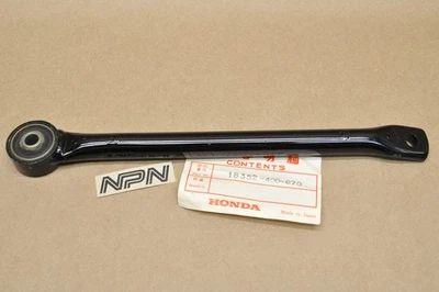 Barra de suspensión silenciador escape sub silenciador Honda 1976-78 CR125 M Elsinore 18352-400-670 NOS Foto 1 de 4