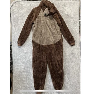 Bären Kostüm Plüsch Teddy Einteiler Erwachsene Größe L - Bild 1 von 16