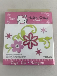 HTF Sizzix Hello Kitty Flower Bouquet Bigz Die By Sanrio 655797 - Picture 1 of 2
