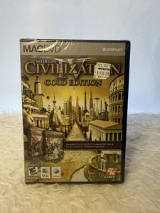 Civilization 4: IV Gold Edition - Mac Brand New Apple Building Sealed - Picture 1 of 2
