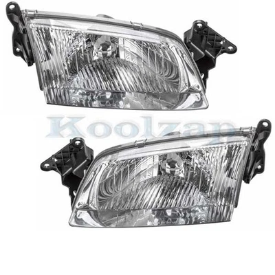 Para 00-02 Mazda 626 Faro Faro Halógeno Luz Lámpara con Bombilla JUEGO PAR Foto 1 de 4