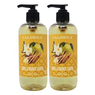 Paquete de 2 - Jabón de Manos Caldrea, Vainilla Quince Santal, 10.8oz Foto 1 de 3