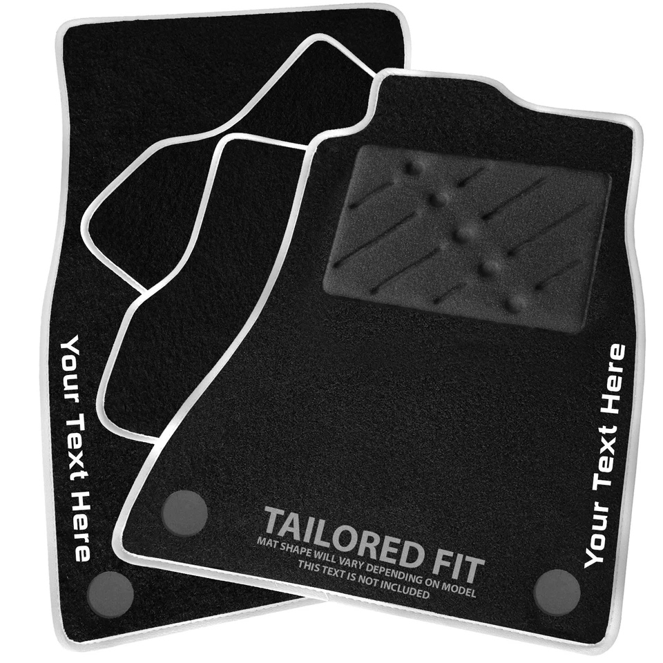 To fit Mitsubishi CR L200 Single Cab Car Mats 2006 - 2014 & Custom Logo - Image 1 of 1