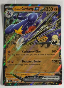 Pokemon TCG Destined Rivals Cynthia's Garchomp EX 104/182 Near Mint - Bild 1 von 3