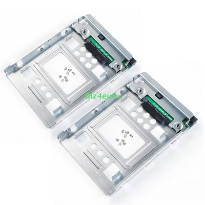 2 Stück 2,5 Zoll SSD auf 3,5 Zoll SATA Festplatten HDD Caddy 654540-001 für HP - Bild 1 von 4
