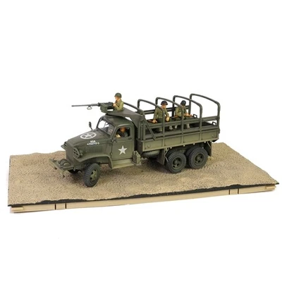 FORCES OF VALOR, GMC CCKW 353B avec cabine et arceau de type 1609 - mitraille... - Photo 1/4