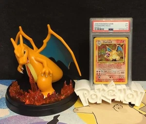 Charizard #4 Holo Base II Unlimited Pokemon PSA 5 EX - Picture 1 of 13