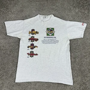 Vintage Indianapolis 500 Shirt Herren XL grau Made in USA IndyCar Racing 90s Tee - Bild 1 von 14