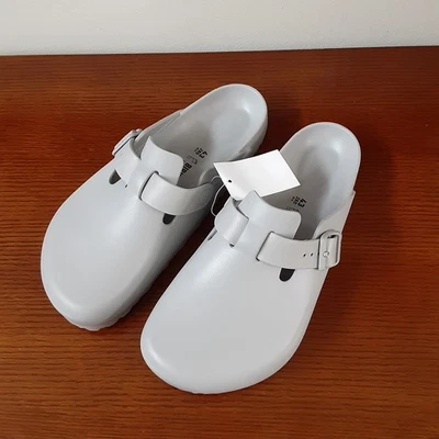 Zuecos Birkenstock Boston Essentials EVA moneda piedra gris 43 para hombre talla 10 nuevos Foto 1 de 4