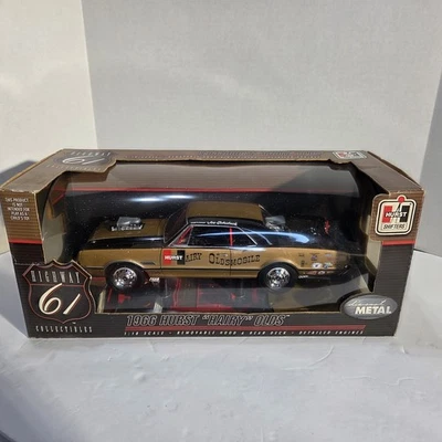 1966 Oldsmobile Hurst волосатый Olds drag race 1/18 шоссе 61 литой коричневый Z - Изображение 1 из 4